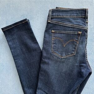 LEVI 311 SHAPING SKINNY Size 25 Dark Blue Women's Jeans